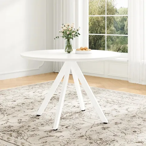 BOXED WHOLE BOARD ROUND DINING TABLE 