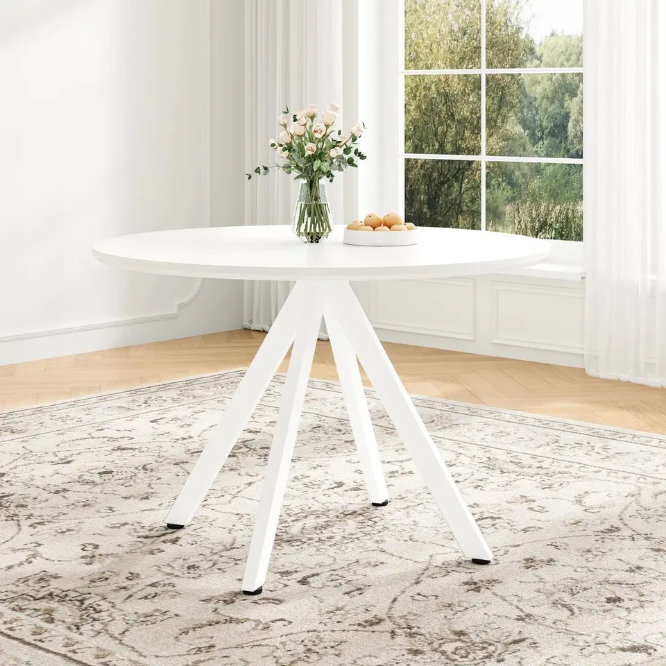 BOXED WHOLE BOARD ROUND DINING TABLE 