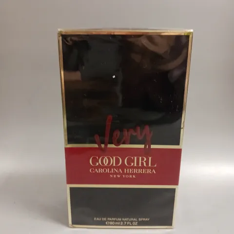 BOXED AND SEALED CAROLINA HERRERA VERY GOOD GIRL EAU DE PARFUM 80ML
