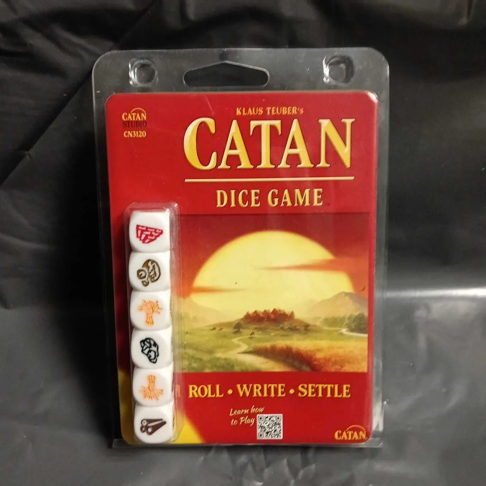 CATAN DICE GAME – KLAUS TEUBER, BLISTER-PACK CARDED EDITION