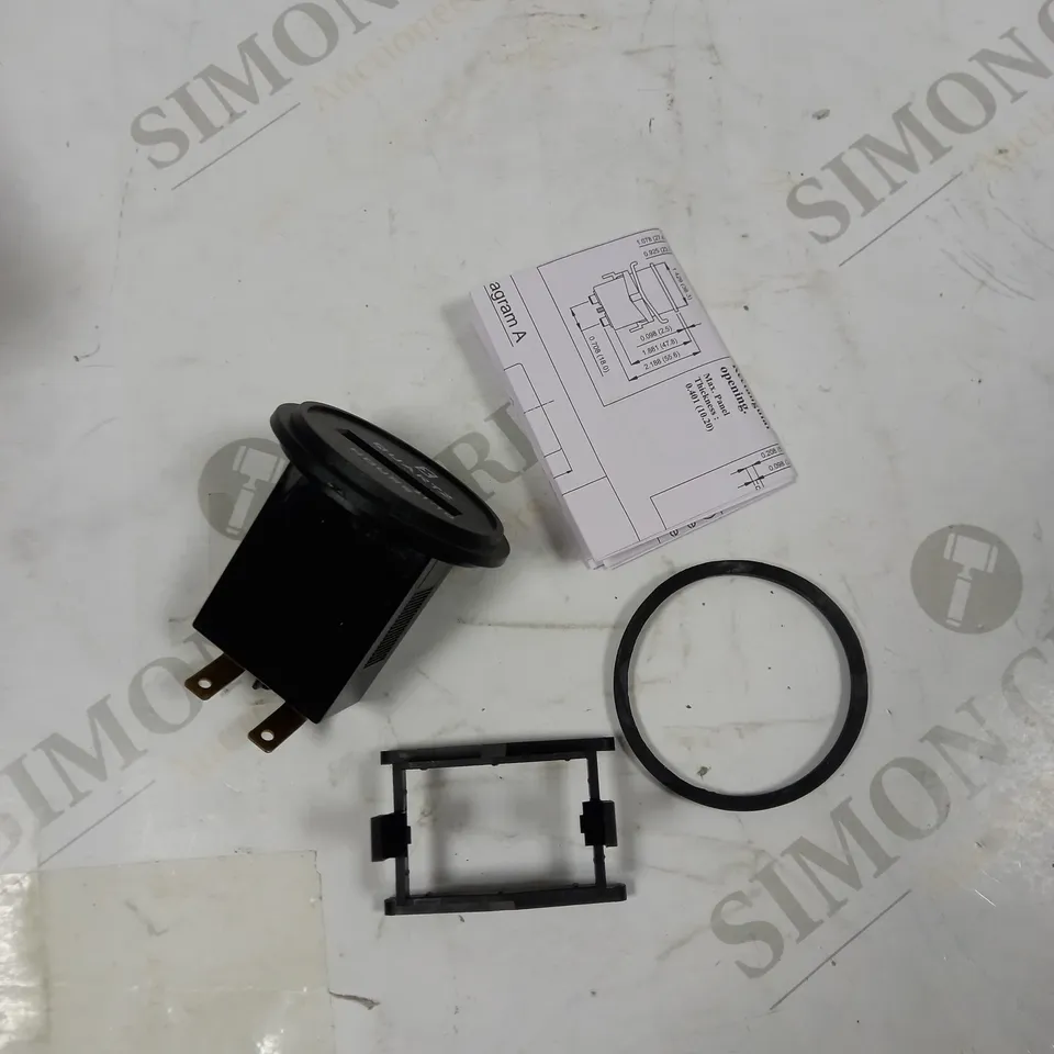 TRUMETER 722-0003 90/264VAC 50/60HZ MINI FLUSH ROUND 