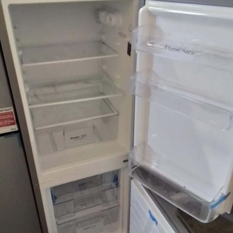 RUSSELL HOBBS RH145FF501E1S FREESTANDING 50CM WIDE LOW FROST FRIDGE FREEZER - SILVER