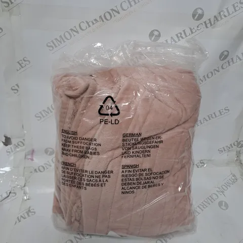 COZEE HOME VELVET SOFT HEATED BLANKET IN PINK