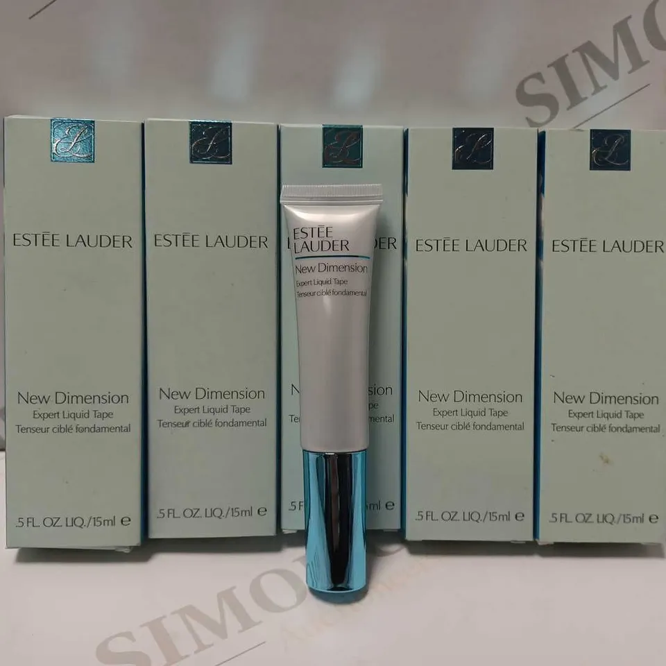 LOT OF 5 X 15ML ESTÉE LAUDER 15ML NEW DIMENSION EXPERT LIQUID TAPE