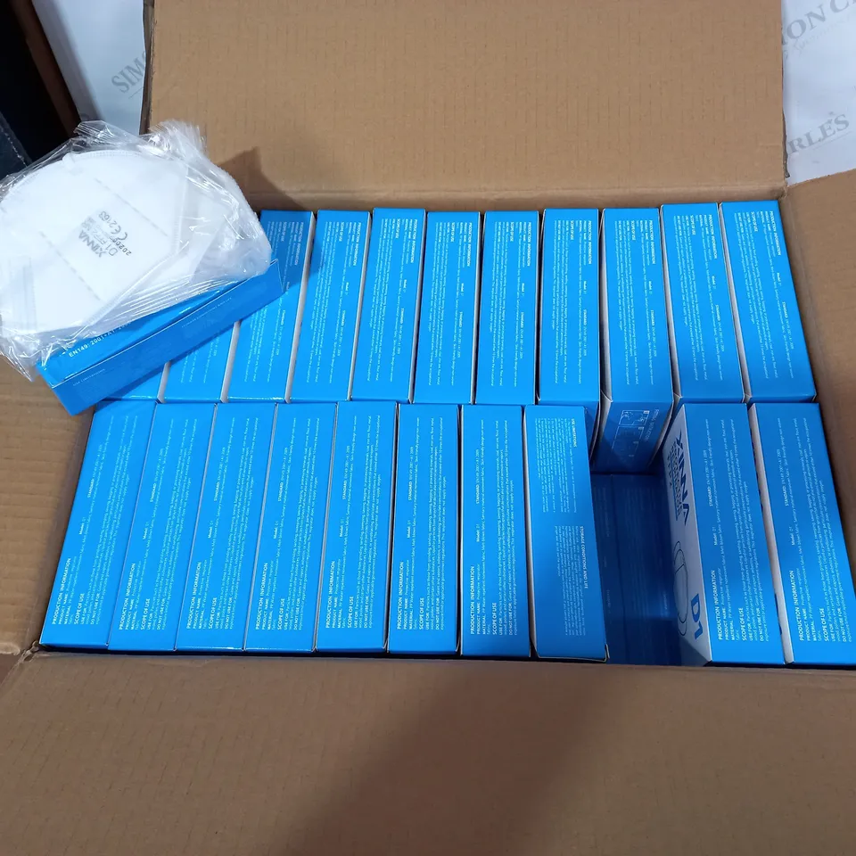 LOT OF 46 BOXES OF 10PC XINNA FFP2 NON-MEDICAL DISPOSABLE MASKS
