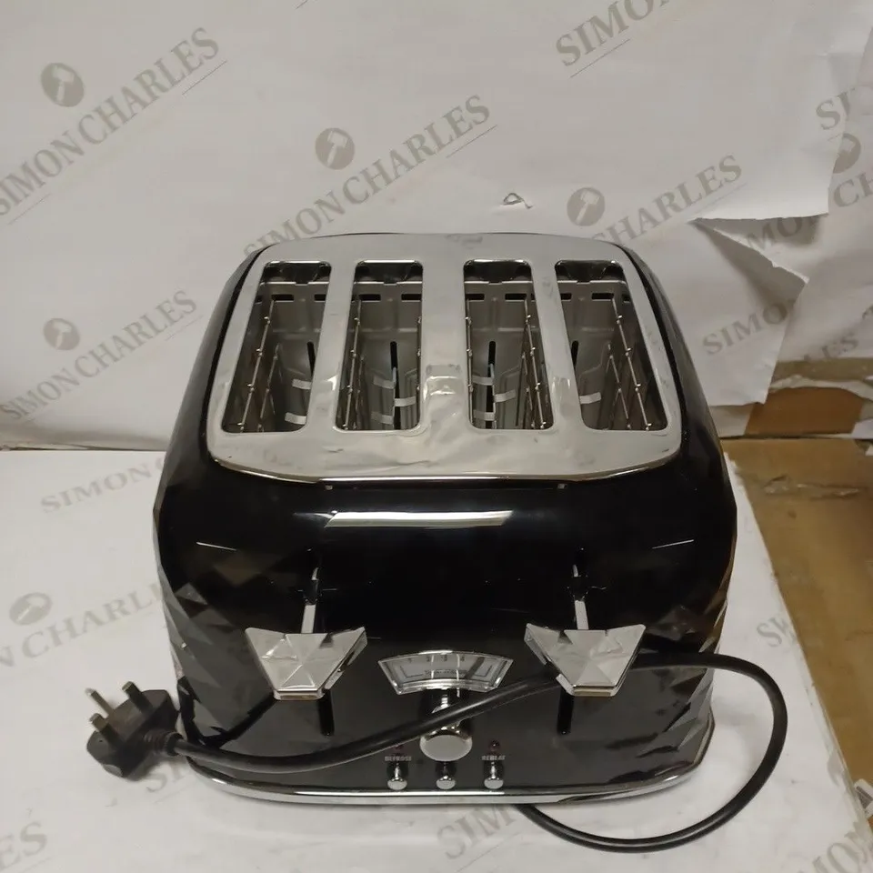 DELONGHI BRILLANTE BLACK 4 SLICE TOASTER RRP £64