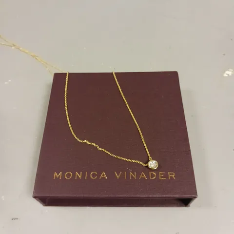 MONICA VINADER DIAMOND ESSENTIAL CHAIN NECKLACE