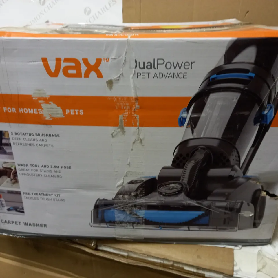 VAX DUAL POWER PET ADVANCE CARPET CLEANER