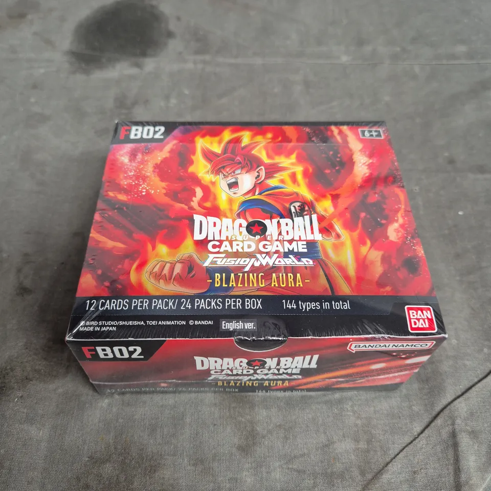 BANDAI | DRAGON BALL SUPER CG: FUSION WORLD 02 (FB02) BOOSTER DISPLAY | TRADING CARD DISPLAY | AGES 6+ | 2 PLAYERS