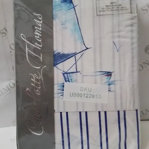 BRAND NEW CHARLOTTE THOMAS KINGSIZE DUVET COVER SET