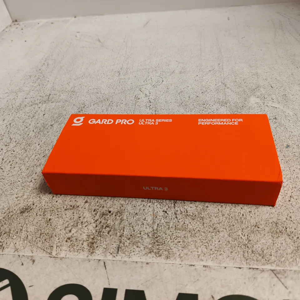 GARD PRO ULTRA 3 WATCH – BLACK STRAP, IN ORANGE BOXED