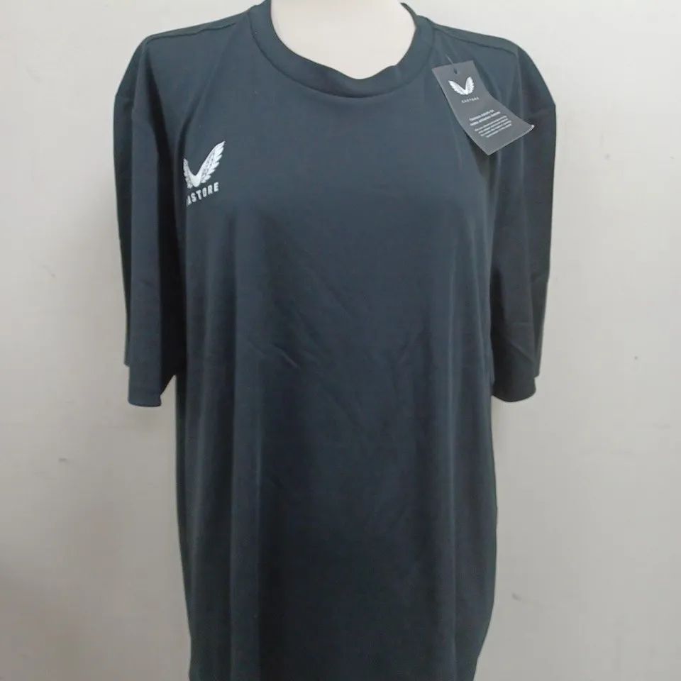CASTORE MENS TRAINING TEE IN BLACK - 5XL