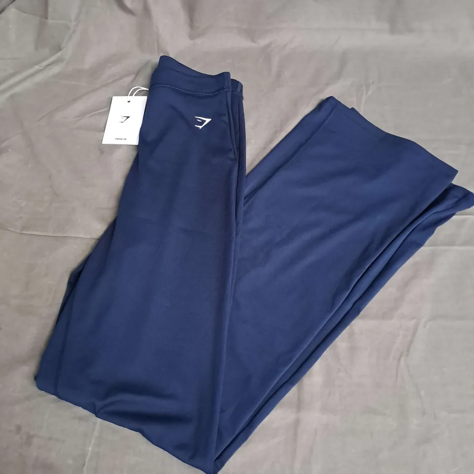 GYMSHARK EVERYDAY FLARE LEGGINGS IN BLUE SIZE S