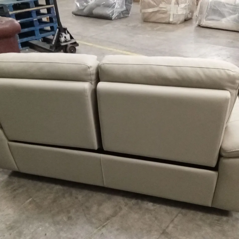 PAVILION 2 SEATER LEATHER/FAUX LEATHER POWER RECLINER SOFA RRP £949