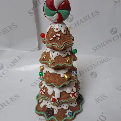 LED GINGERBREAD TREE CHRISTMAS DECORATION