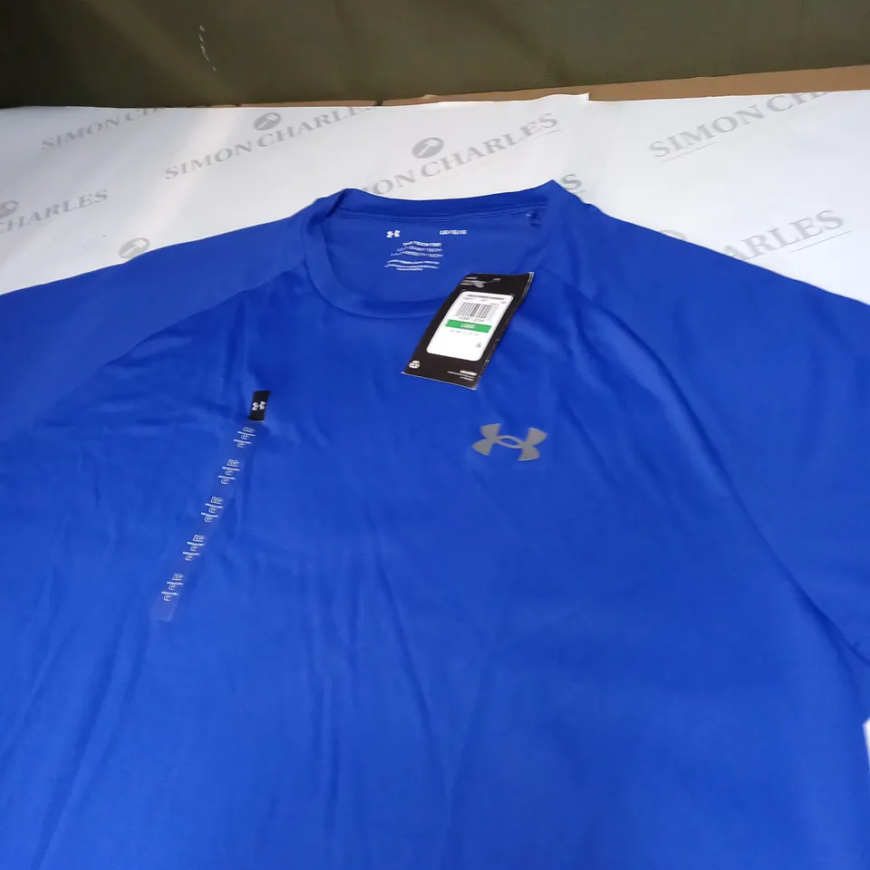 UNDER ARMOUR LOGO CASUAL T-SHIRT SIZE L