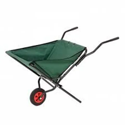 BOXED LIGHTWEIGHT FOLDING GARDEN WHEELBARROW FOLDABLE WHEEL BARROW