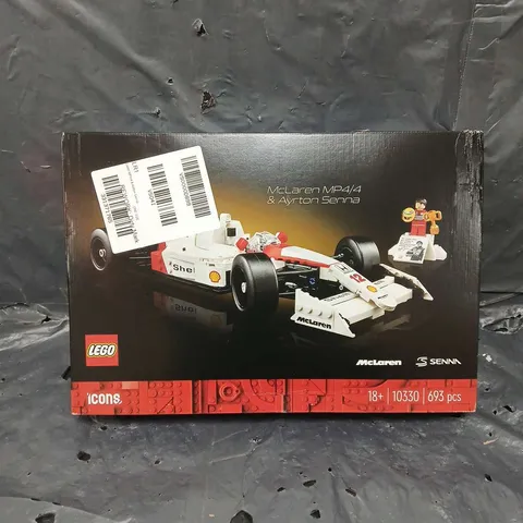 BOXED LEGO MCLAREN MP4 & AYRTON SENNA 10330