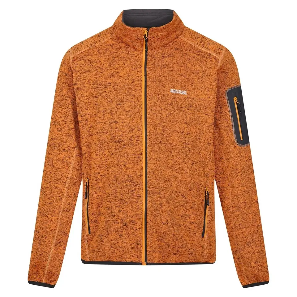BRAND NEW REGATTA MEN'S NEWHILL FLEECE IN ORANGE PEPPER SIZE UK XL
