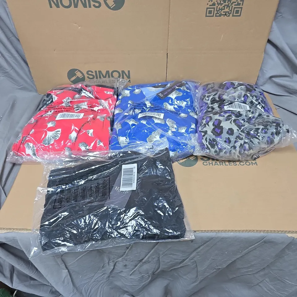 BOX OF APPROXIMATELY 50 ASSORTED CLOTHING (IN BAGS AND TAGS ON) TO INCLUDE: IZABEL LONDON, BRENDA EDWARDS