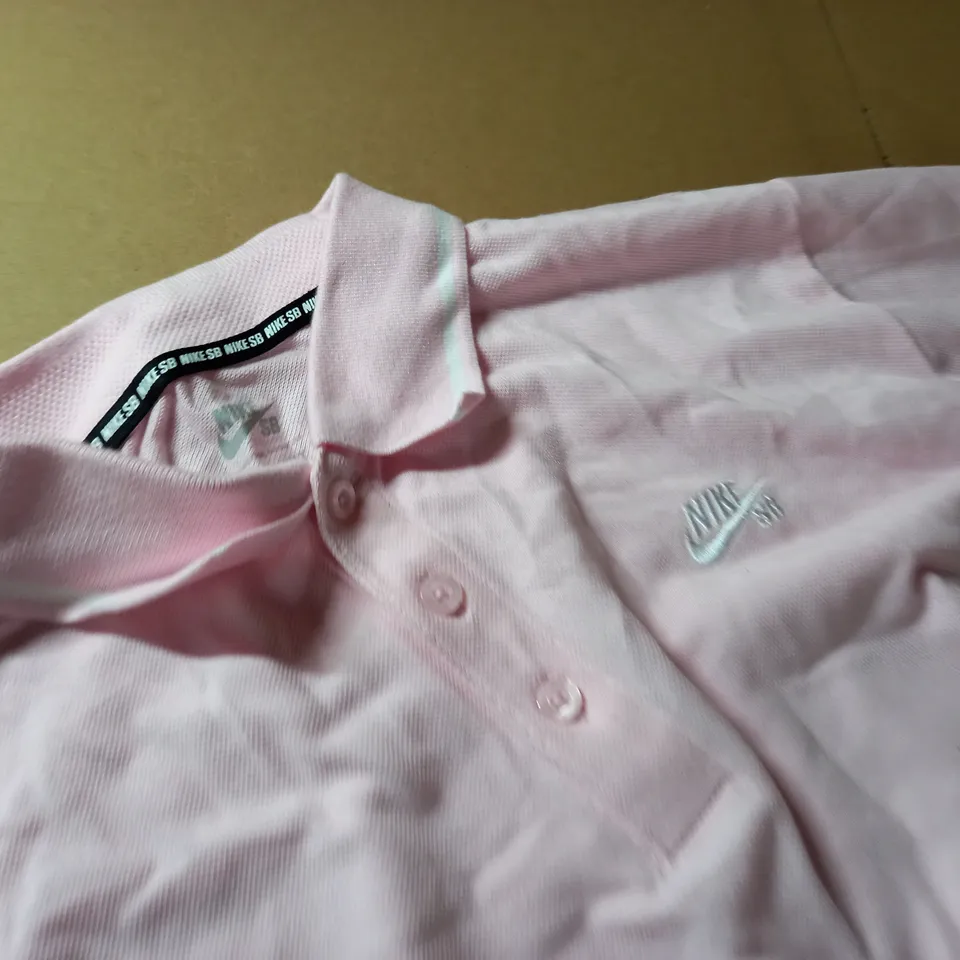 NIKE SB PINK POLO SHIRT - M