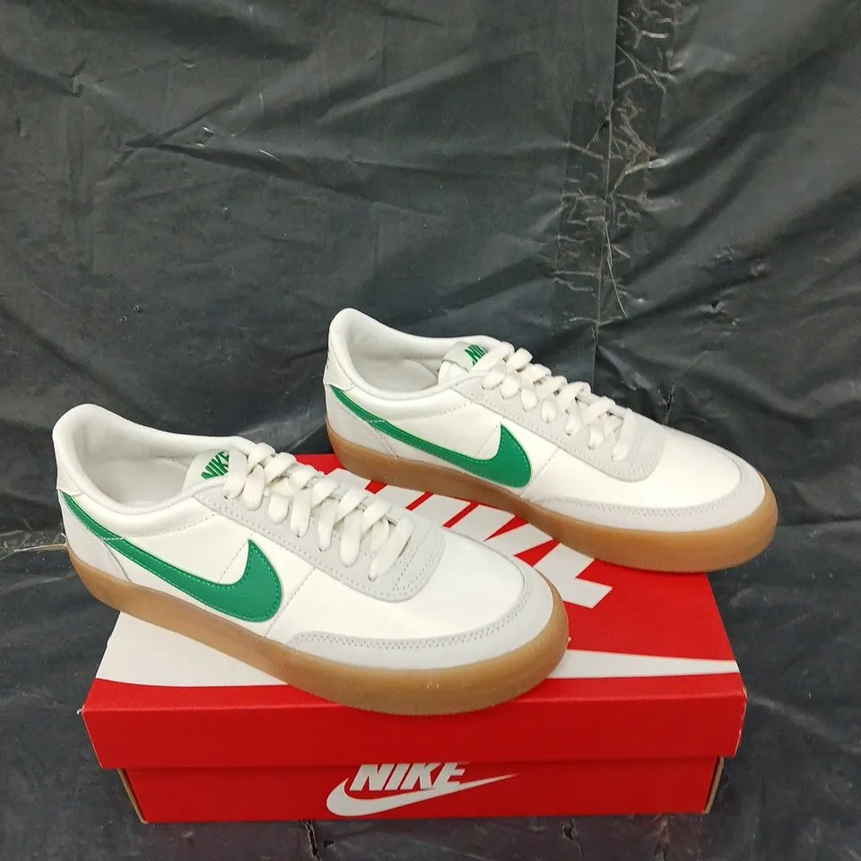 BOXED PAIR OF NIKE KILLSHOT 2 LEATHER GREEN UK 5.5