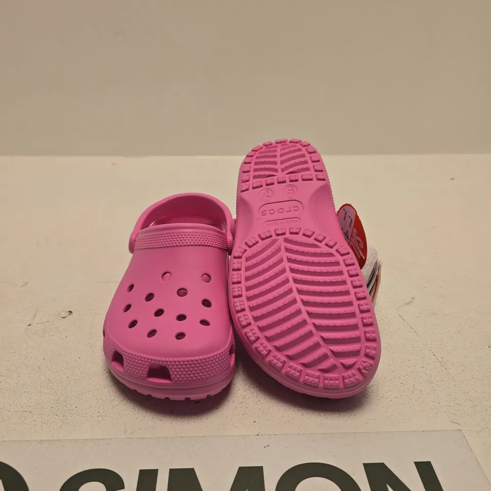 Crocs Pink Clogs Size M5 W7