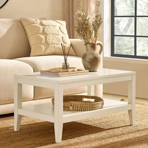 BOXED DUSK POPPY COFFEE TABLE - CREAM (1 BOX)