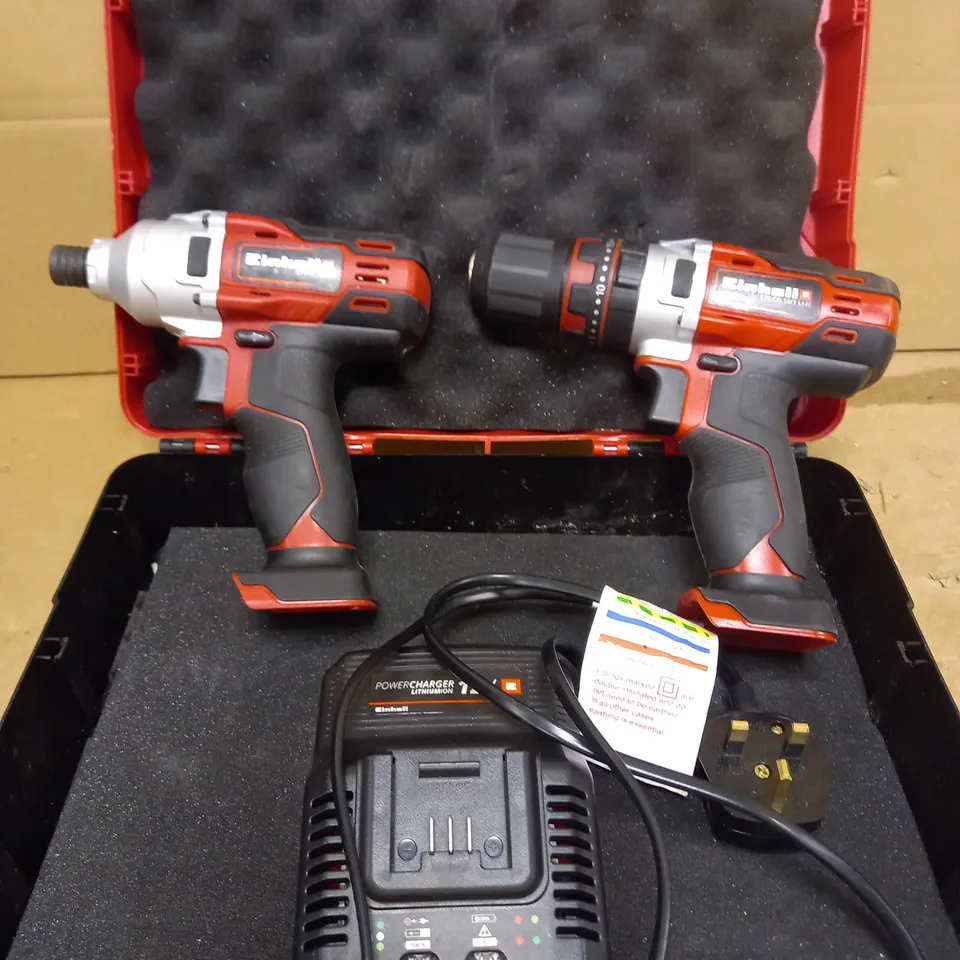 EINHELL TOOLKIT TE-TK 12 LI (CORDLESS IMPACT DRIVER 12 V & CORDLESS IMPACT DRILL)