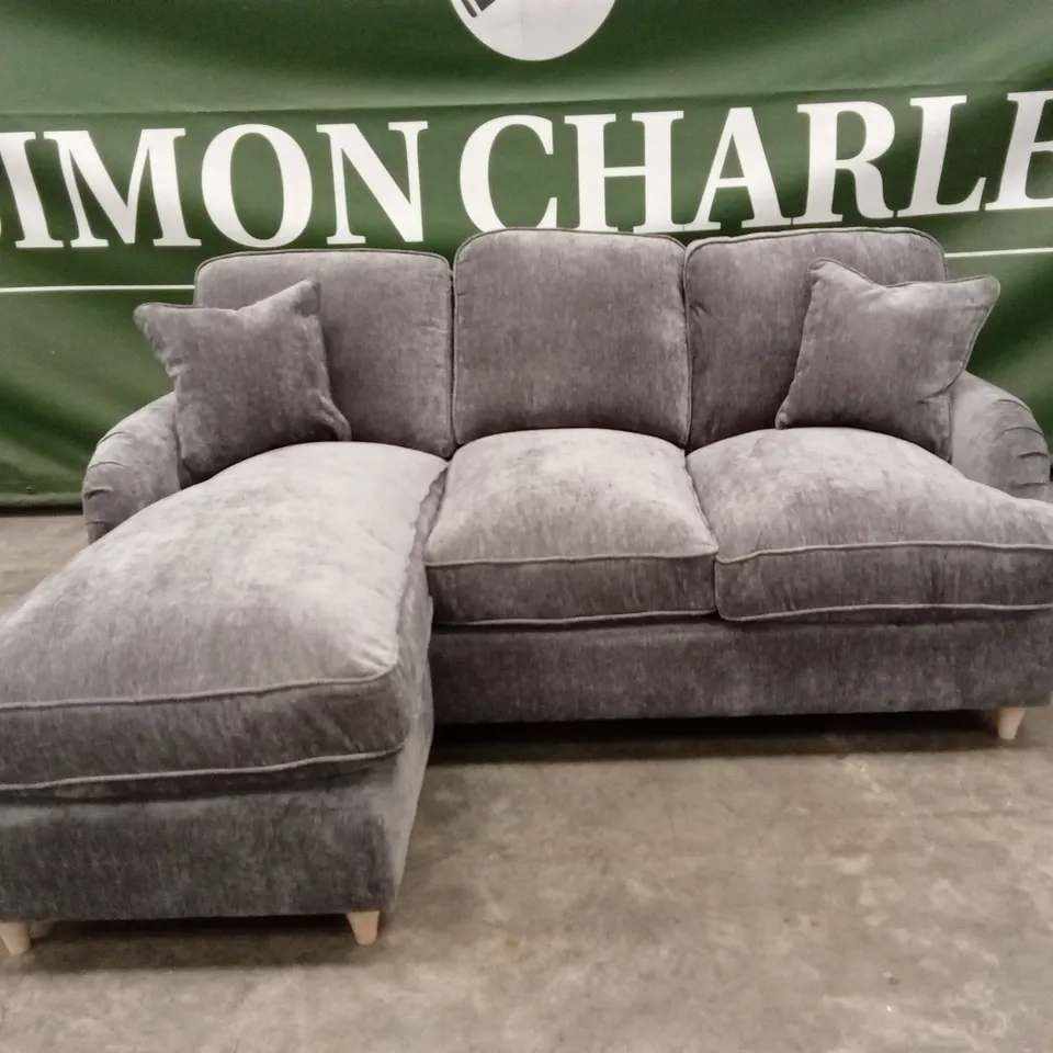 THREE POSTS GALILEE CHAISE SOFA - CHARCOAL RRP £719
