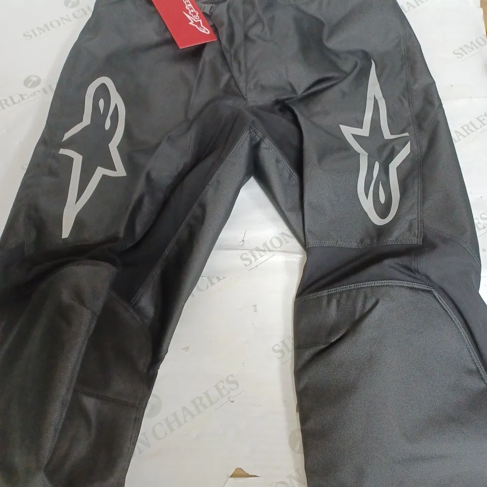 ALPINESTARS BLACK FULL GRAPHITE PANTS - EUR 52