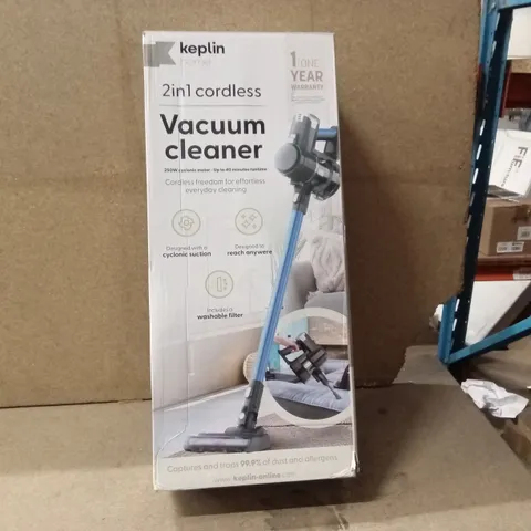 KEPLIN 2 IN 1: CORDLESS VACUUM CLEANER 