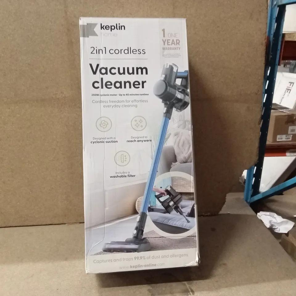 KEPLIN 2 IN 1: CORDLESS VACUUM CLEANER 