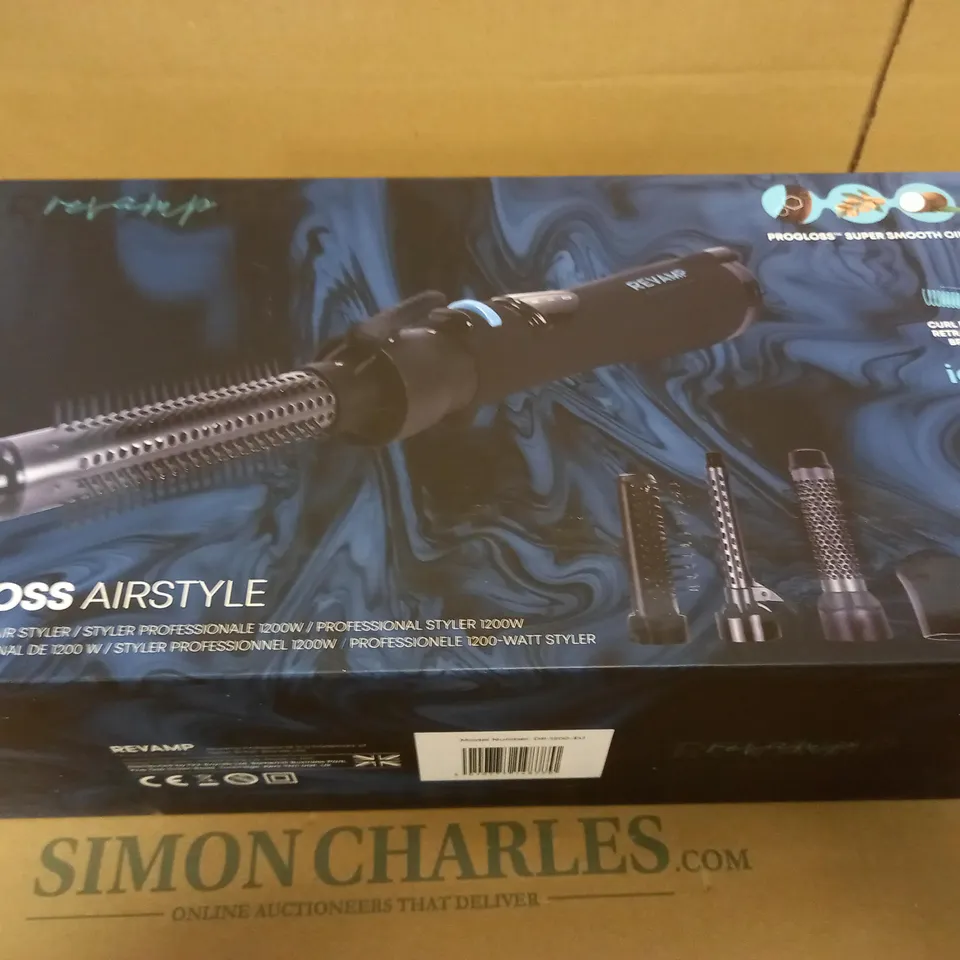 BOXED REVAMP PROGLOSS AIRSTYLE PROFESSIONAL 1200W AIR STYLER