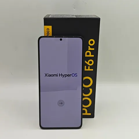 BOXED POCO F6 PRO 12/512GB IN BLACK - 23113RKC6G
