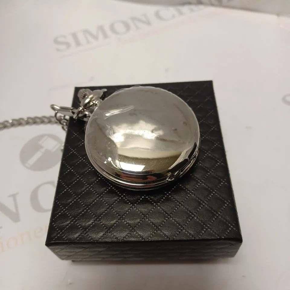 MENS EDISON POCKET WATCH WITH CHAIN