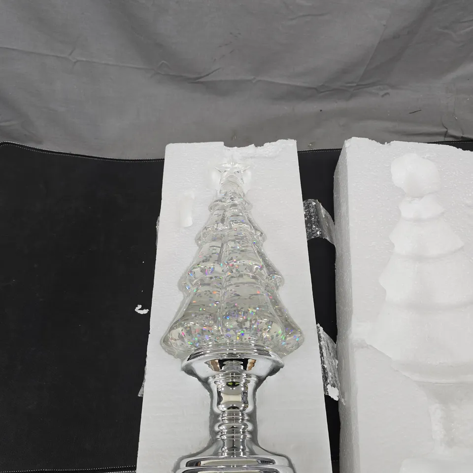 JM BY JULIEN MACDONALD 35CM CHRISTMAS TREE WATER SPINNER