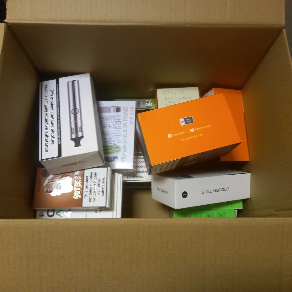 APPROXIMATELY 20 BOXED E-CIGARETTES TO INCLUDE ASPIRE, VAPORESSO, LOST VAPE ETC 