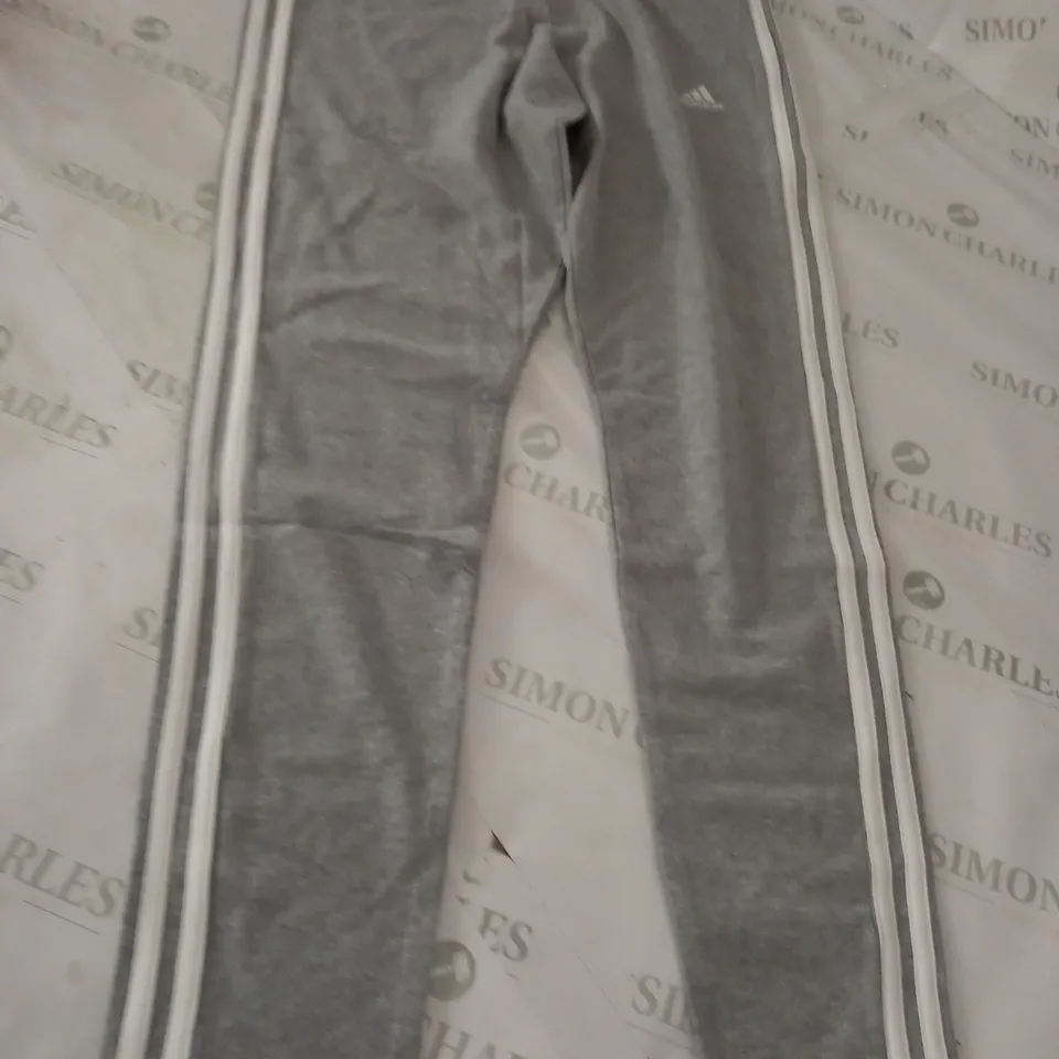 ADIDAS 3 STRIPE TIGHTSIN GREY - UK LARGE