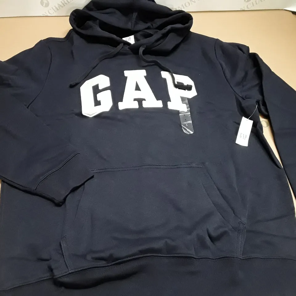 GAP NAVY HOODIE - L