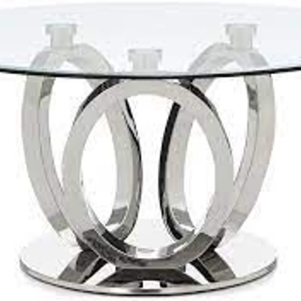BOXED LOLA CLEAR COFFEE TABLE (1 BOX)