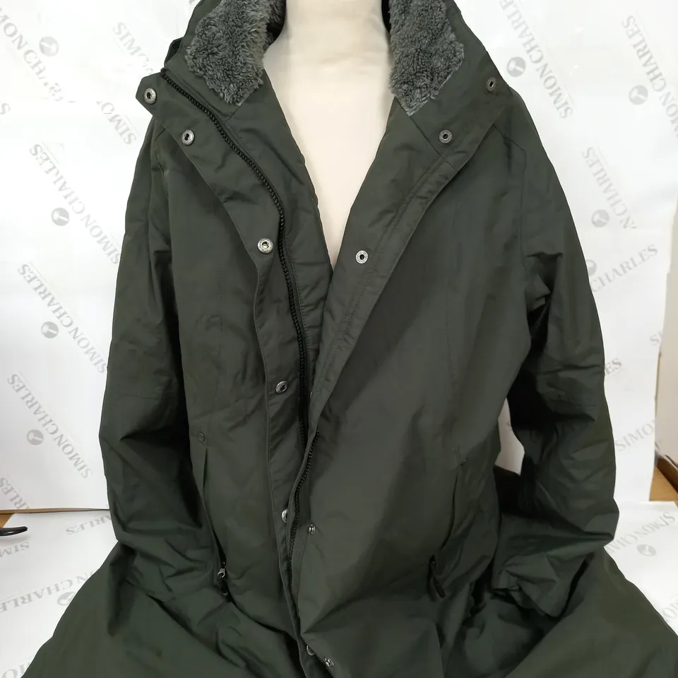 SEASALT CORNWALL RAIN JANELLE WOODLAND COAT - UK 16