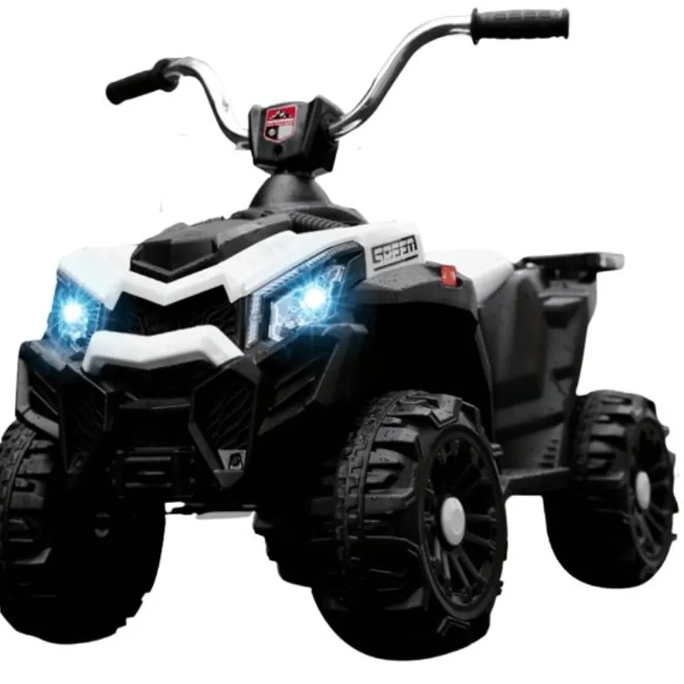 BRAND NEW BOXED MY FIRST 6V TODDLERS QUAD BIKE RIDE ON WHITE