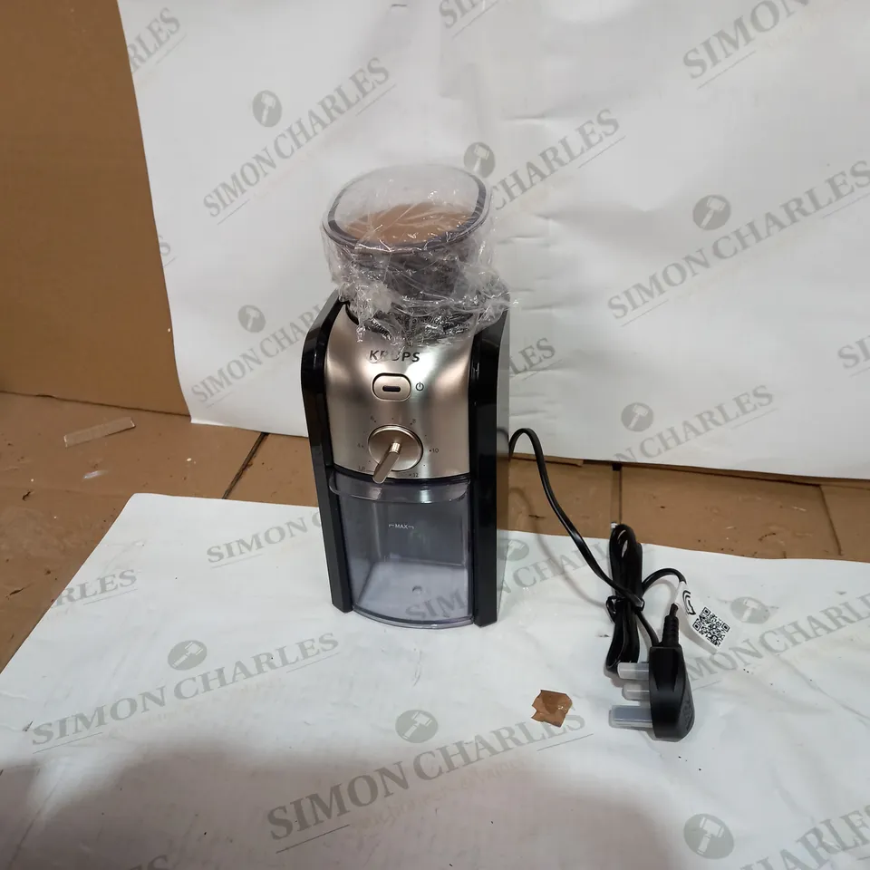 KRUPS EXPERT BURR GRINDER FOR COFFEE BEANS