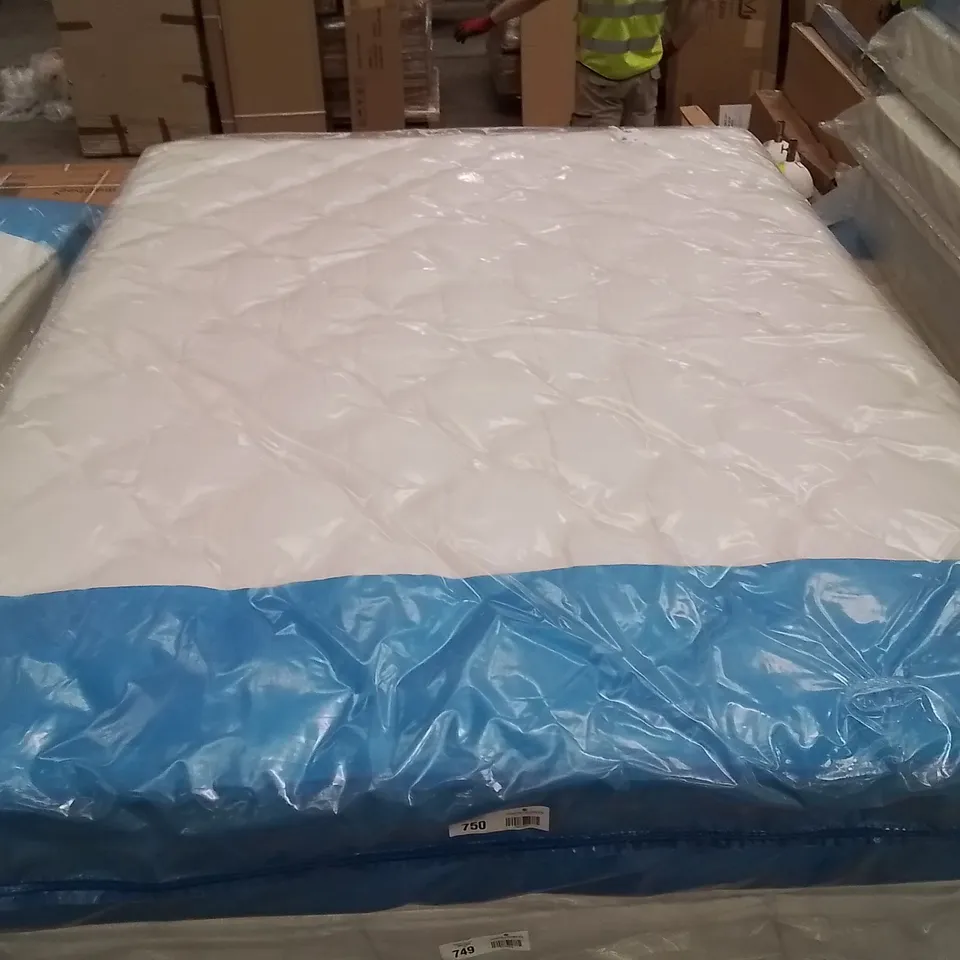 QUALITY BAGGED DESIGNER KING SIZE 150cm AIRSPRUNG LUXURY QUILTED MEDIUM MATTRESS RRP £259