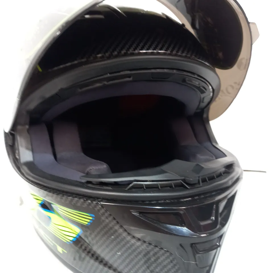 VALENTION ROSSI INSPIRED MOTORCYCLE HELMET 