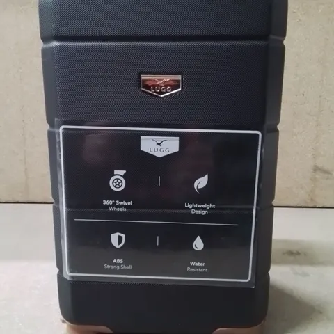 LUGG JETSET CABIN BAG BLACK AND BROWN 