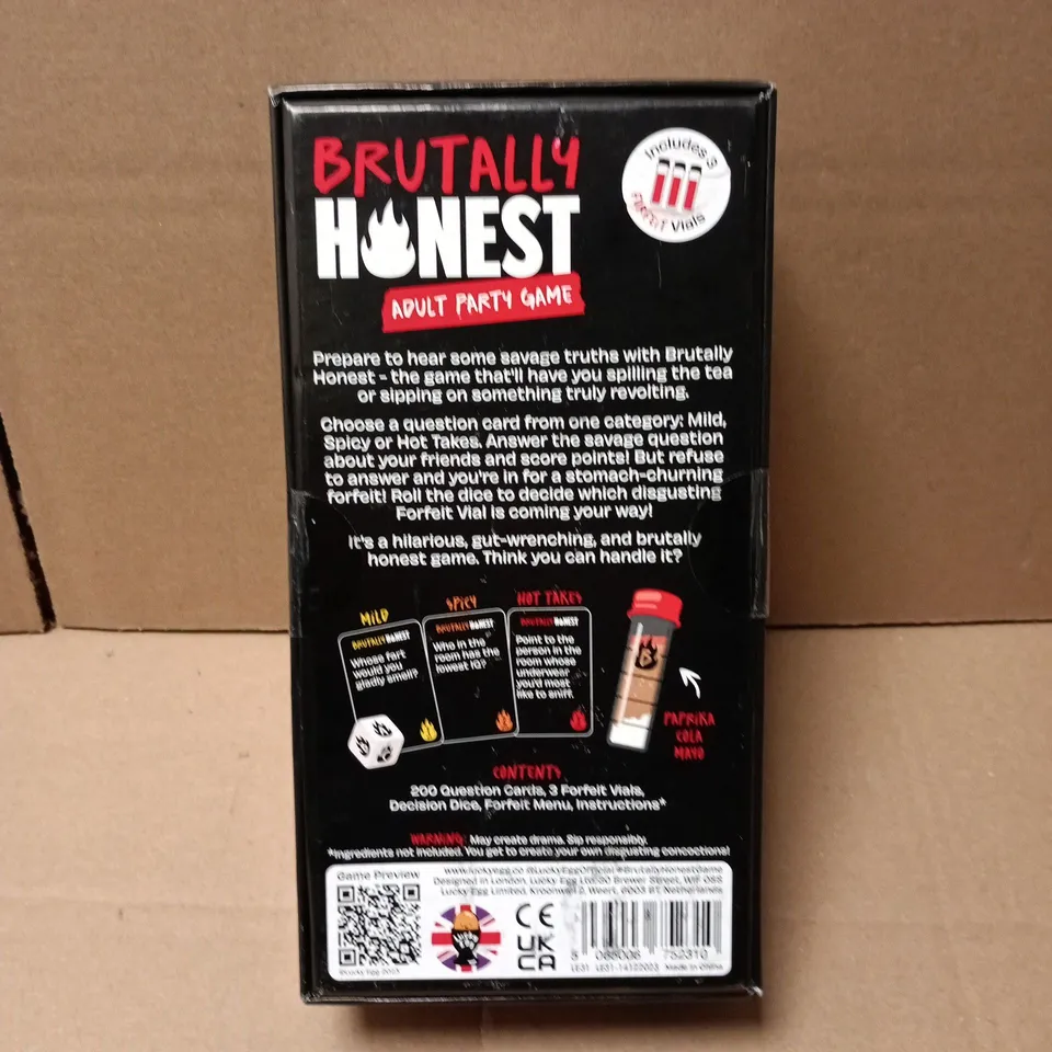 SEALED BRUTALLY HONEST ADULT PARTY GAME