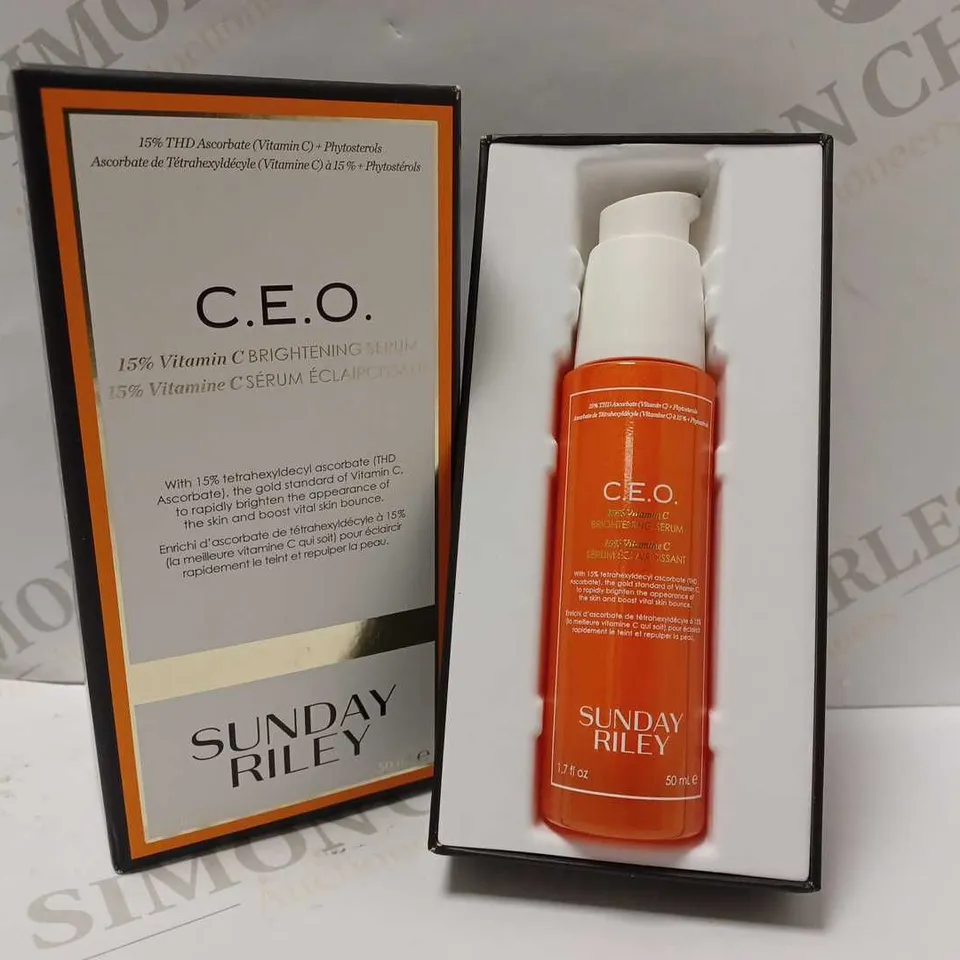 SUNDAY RILEY CEO 15% VITAMIN C BRIGHTENING SERUM 50ML
