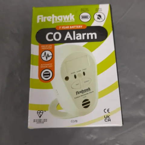 BOXED FIREHAWK CO ALARM